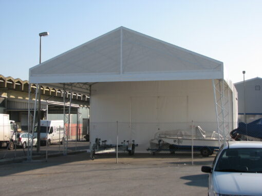 Tent storage hall <br/><span>KIA motors Ljubljana</span>