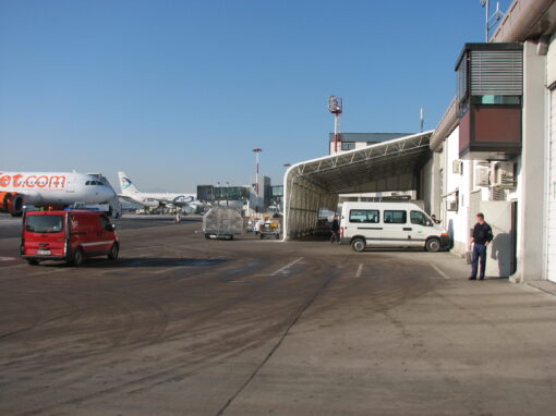 Custom-made construction extension <br/><span>Ljubljana airport</span>