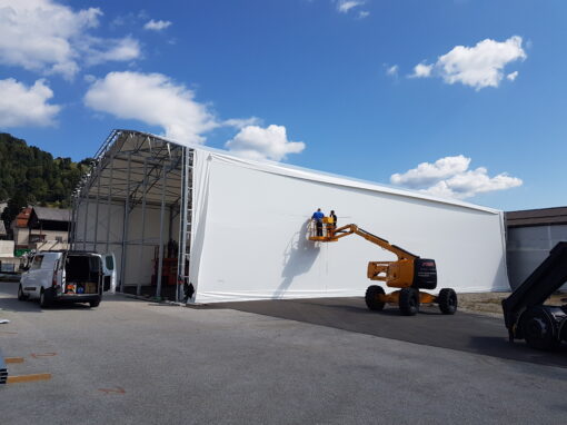 Tent warehouse for storage <br/><span>CNC Pušnik</span>