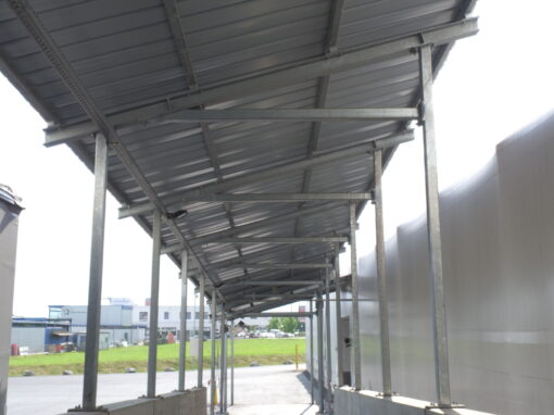Production of iron metal canopies
