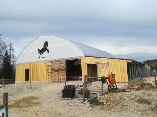 Hall for equine-assisted therapy <br/><span>Pferdetherapie Katharina Meier Austria</span>