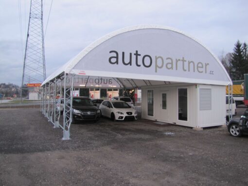 Car sales canopy <br/><span>Auto Partner</span>