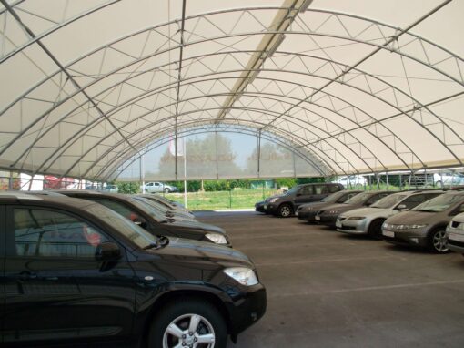 Reihe von Carports <br/><span>Toyota Slovenija</span>